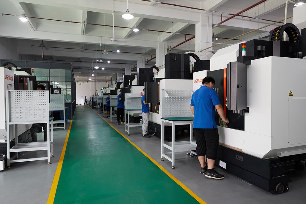 3 axis,4 axis, and 5 axis CNC Machining workshop of Machining Factory 